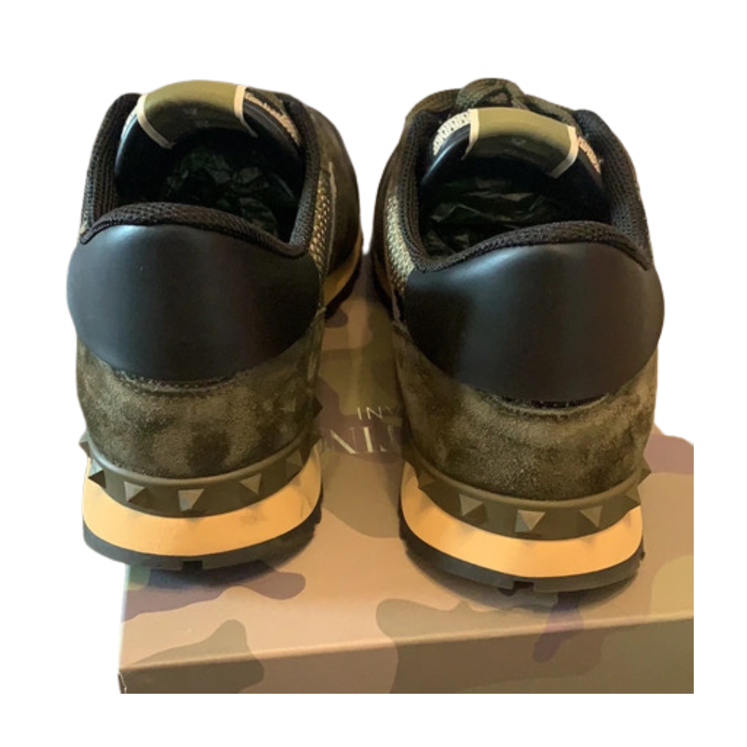 Valentino Garavani Rockrunner Sneakers (Dark Green)