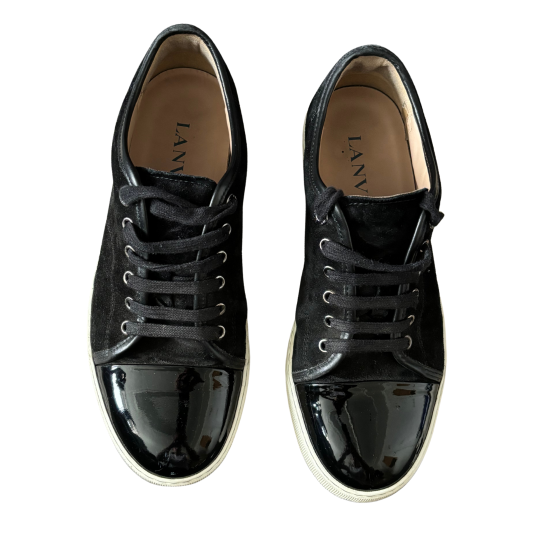Lanvin Cap Toe Sneakers (Black)