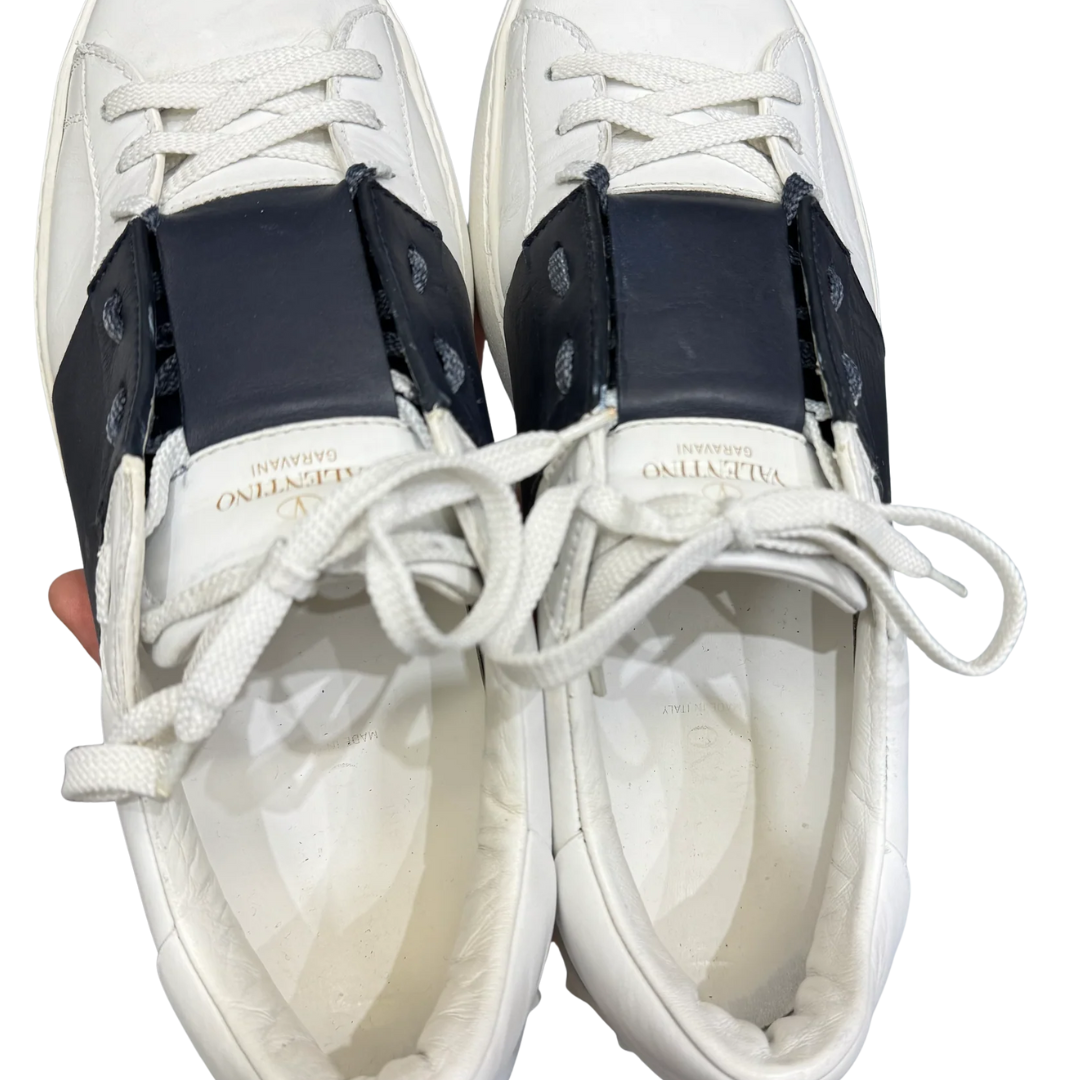 Valentino Garavani Open Sneakers (White Black)