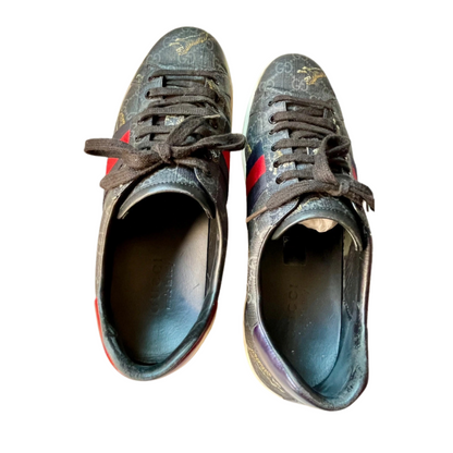 Gucci Ace Sneakers (Black)