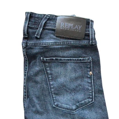 Replay Anbass Slim Fit Jeans (Navy)