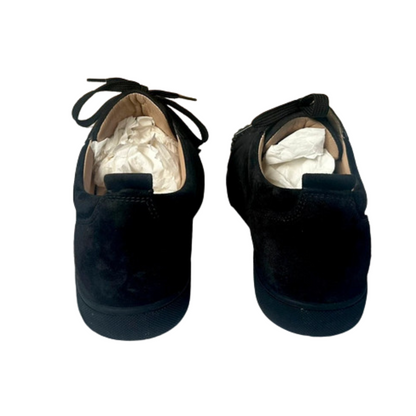 Christian Louboutin Louis Junior Spike Sneakers (Black)