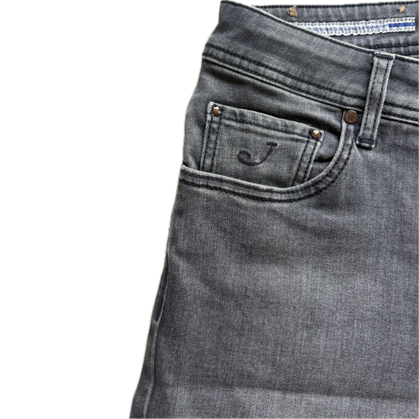 Jacob Cohën Nick Slim Fit Jeans (Gray)