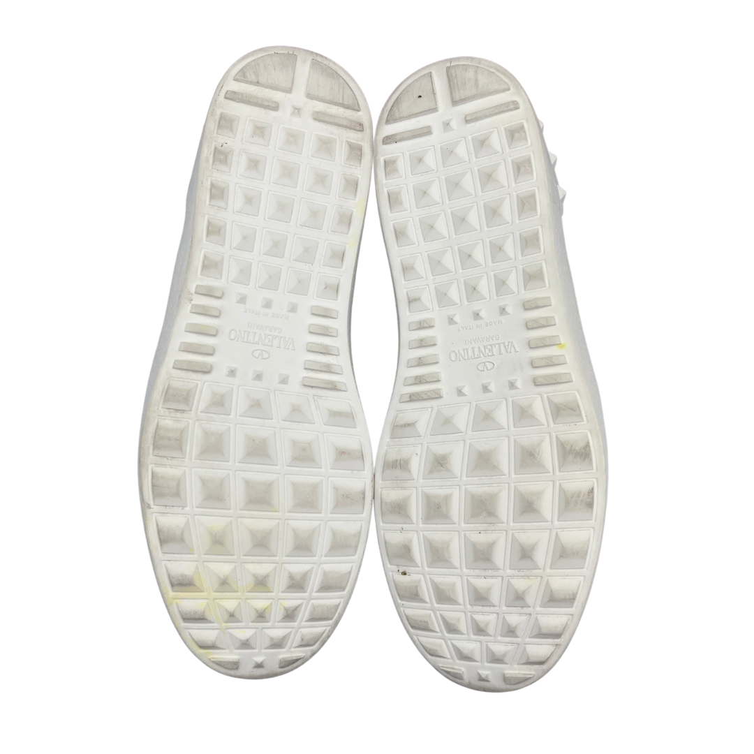 Valentino Garavani Open Sneakers (White Navy)