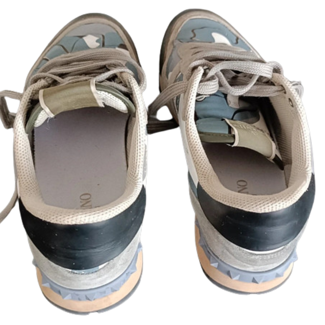 Valentino Garavani Rockrunner Sneakers (Grey) 