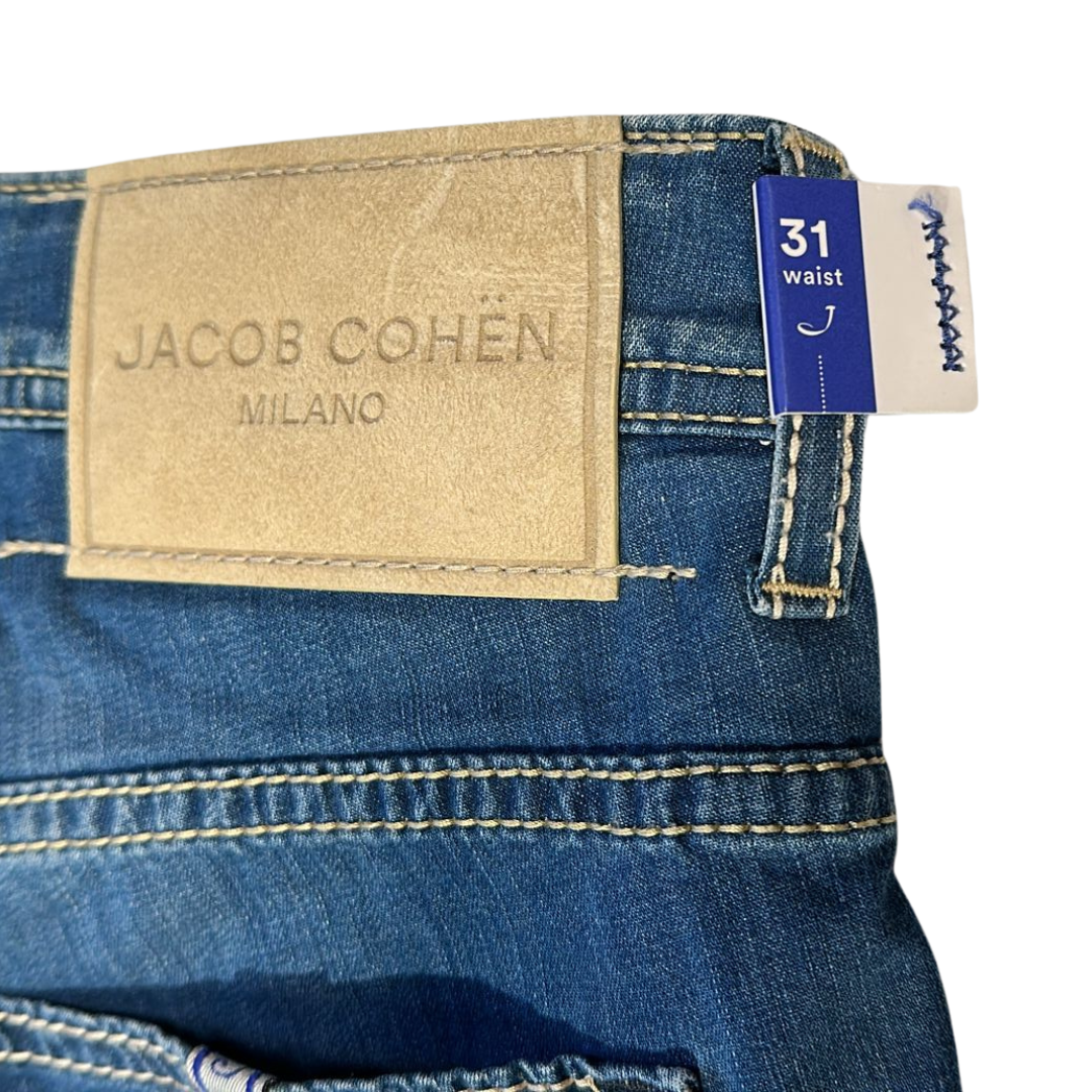 Jacob Cohën Lou Bermuda Shorts (Navy) (New)