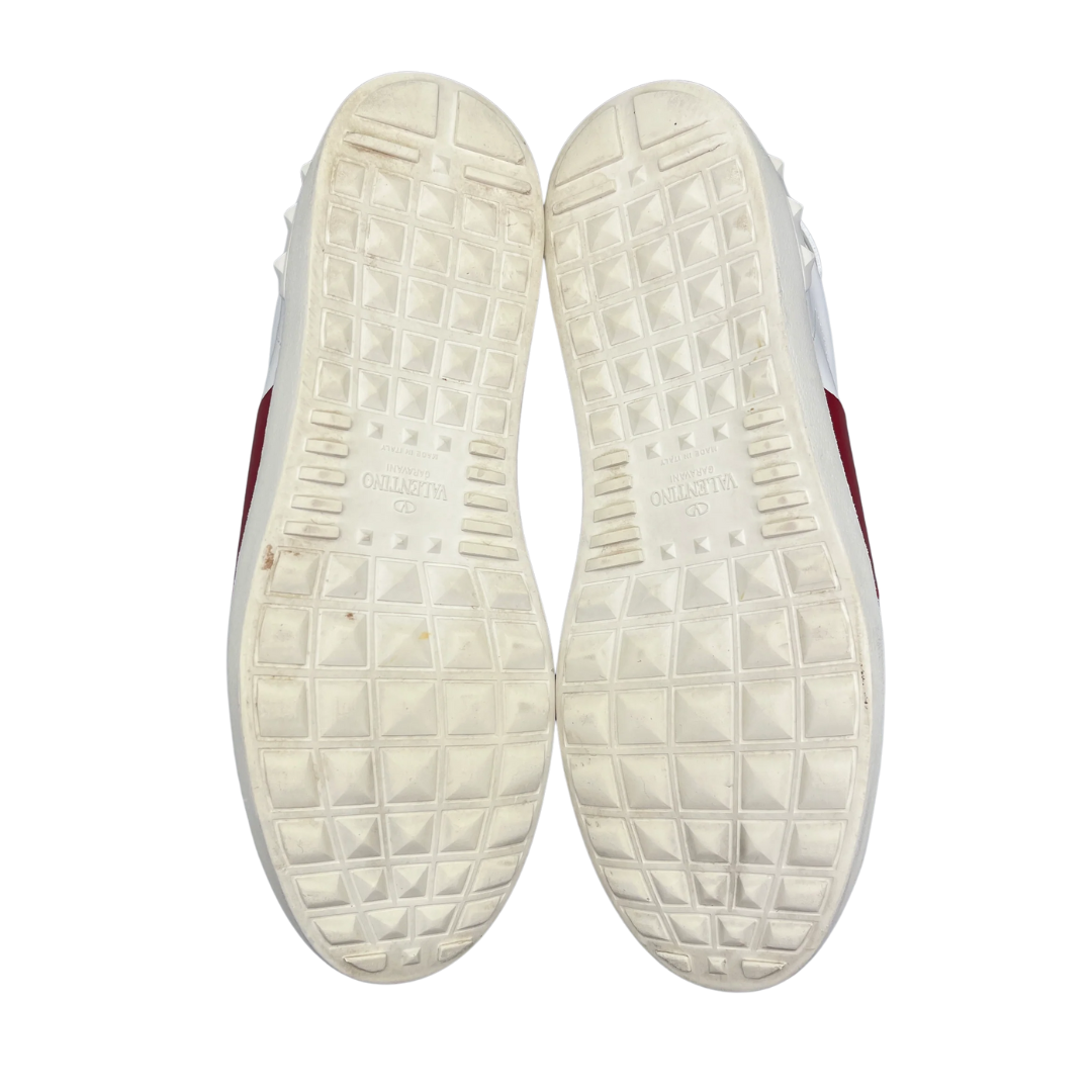 Valentino Garavani Open Sneakers (White Red)