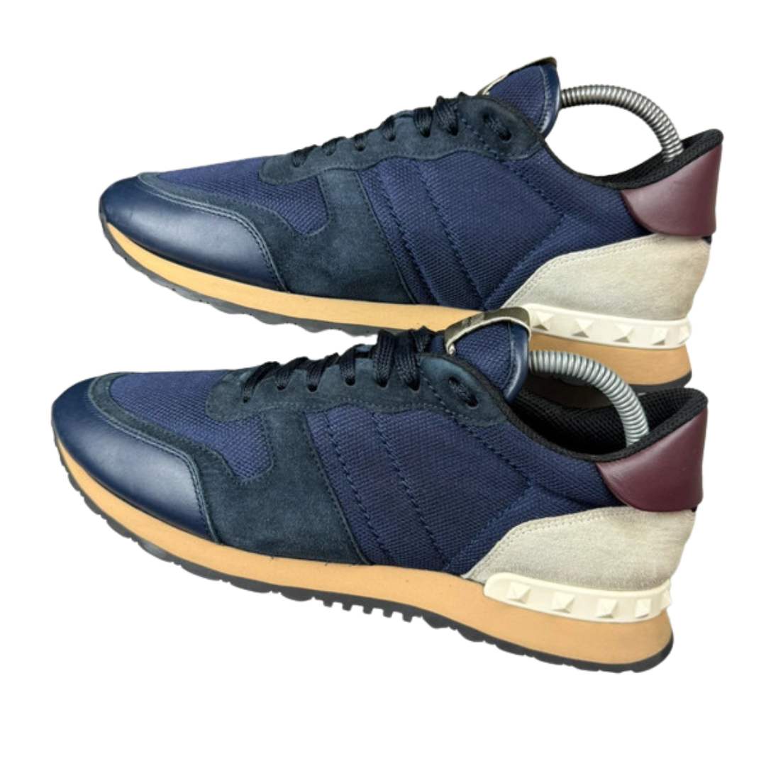 Valentino Garavani Rockrunner Sneakers (Navy)