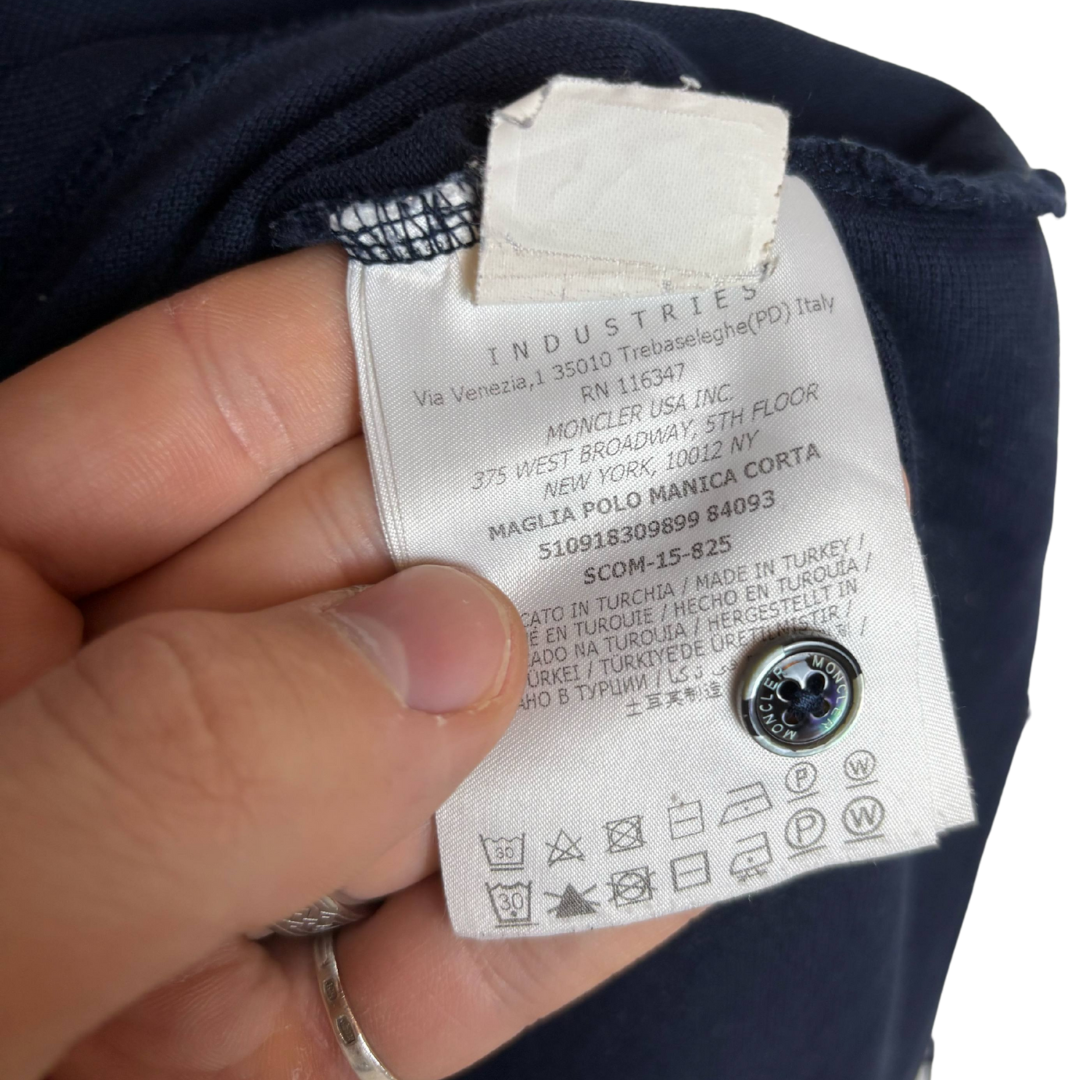 Moncler Maglia Polo Shirt (Navy)