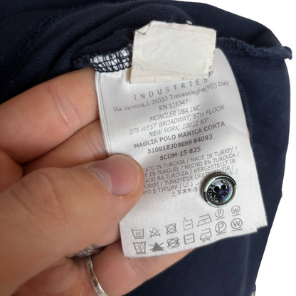 Moncler Maglia Polo Shirt (Navy)