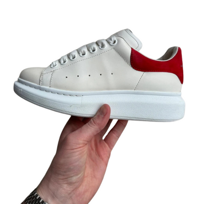Alexander Mcqueen Sneakers (White Red) (Womens)
