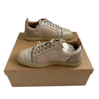 Christian Louboutin Louis Junior Sneakers (Beige)