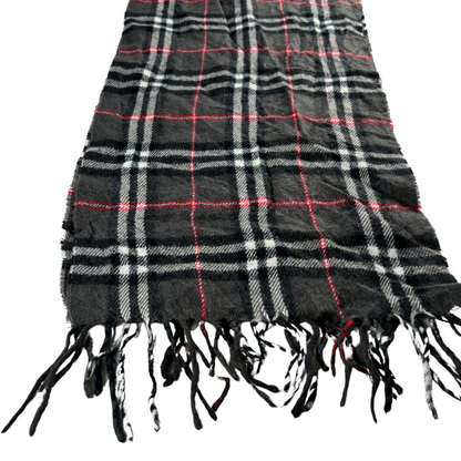 Burberry Scarf (Dark Grey) (Vintage)