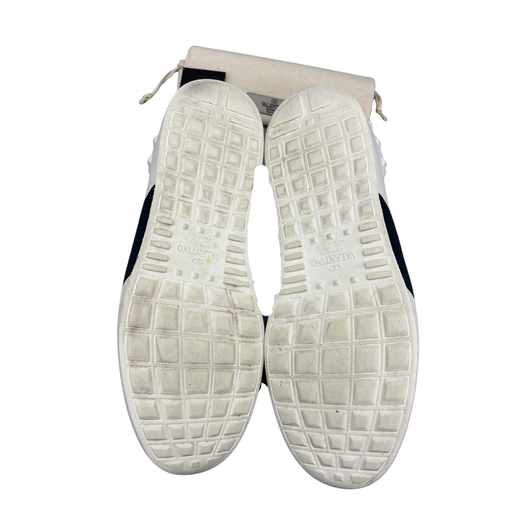 Valentino Garavani Open Sneakers (White Navy)