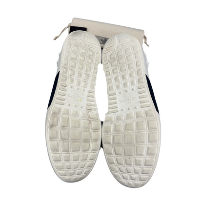 Valentino Garavani Open Sneakers (White Navy)