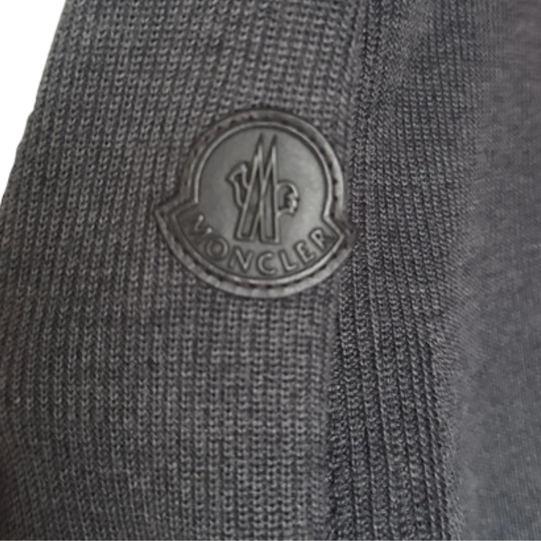 Moncler Maglia Cardigan Jacket (Dark Grey)