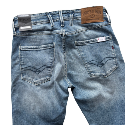 Replay Anbass Slim Fit Jeans (Blue) (New)