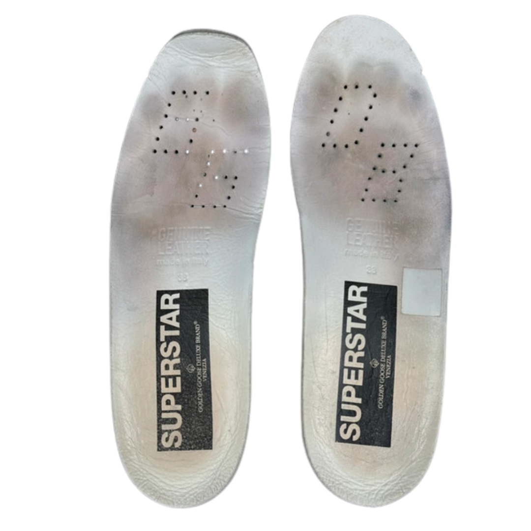 Golden Goose Superstar Sneakers (White) (Women's)