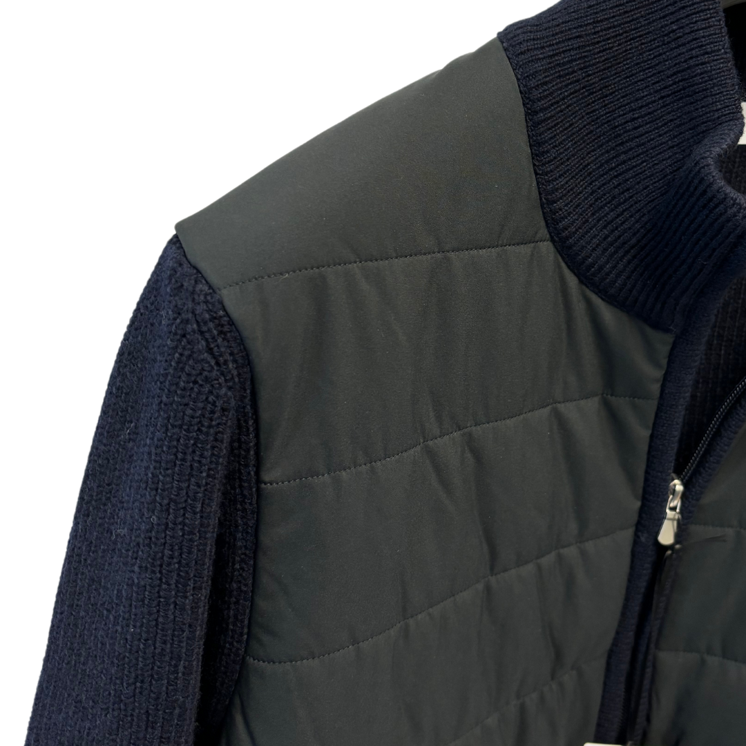 Gran Sasso Down Cardigan Jacket (Navy)