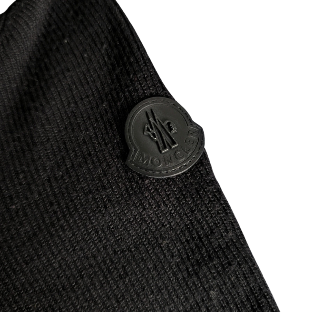 Moncler Maglia Tricot Cardigan Jacket (Black)
