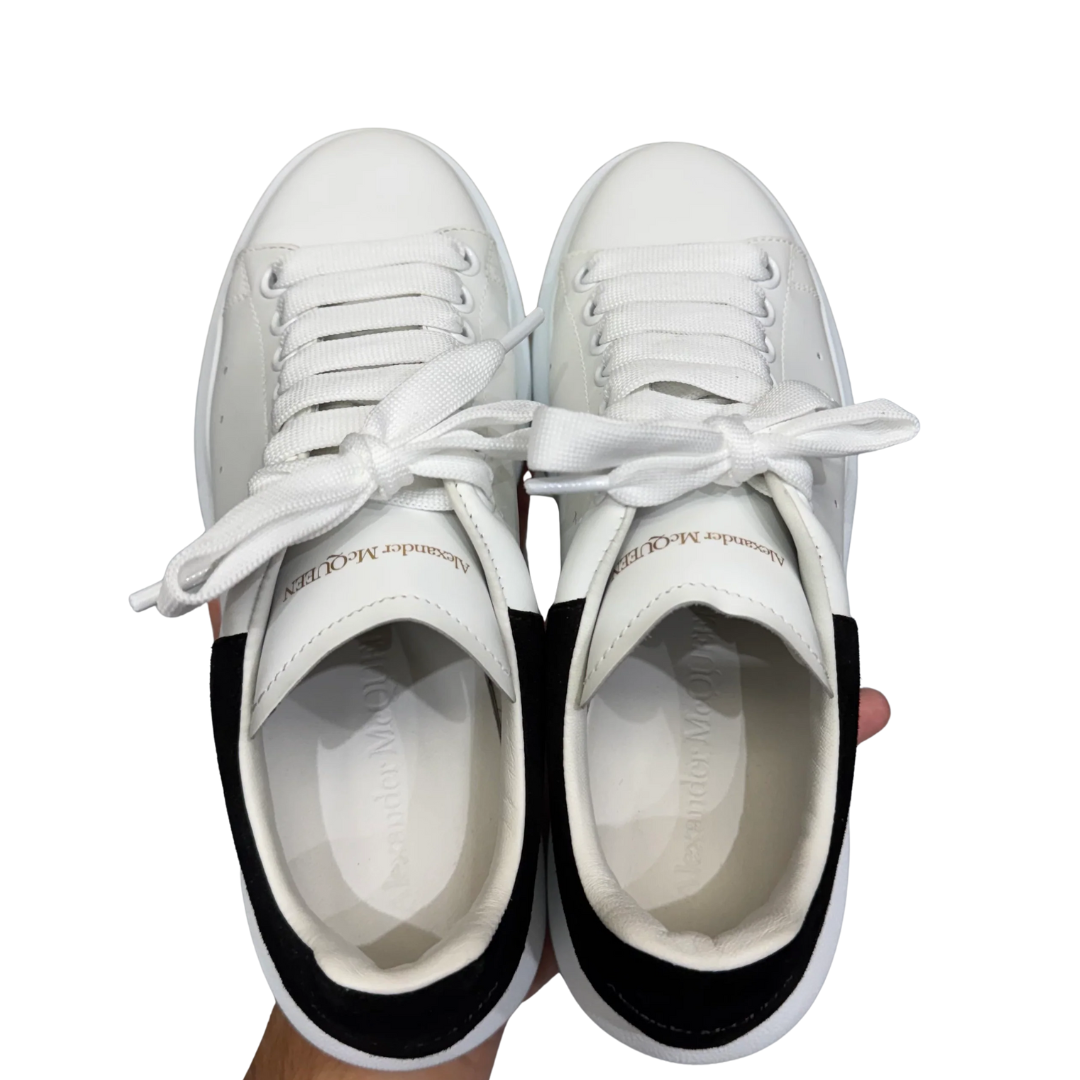 Alexander Mcqueen Sneakers (White Black) (Women's)