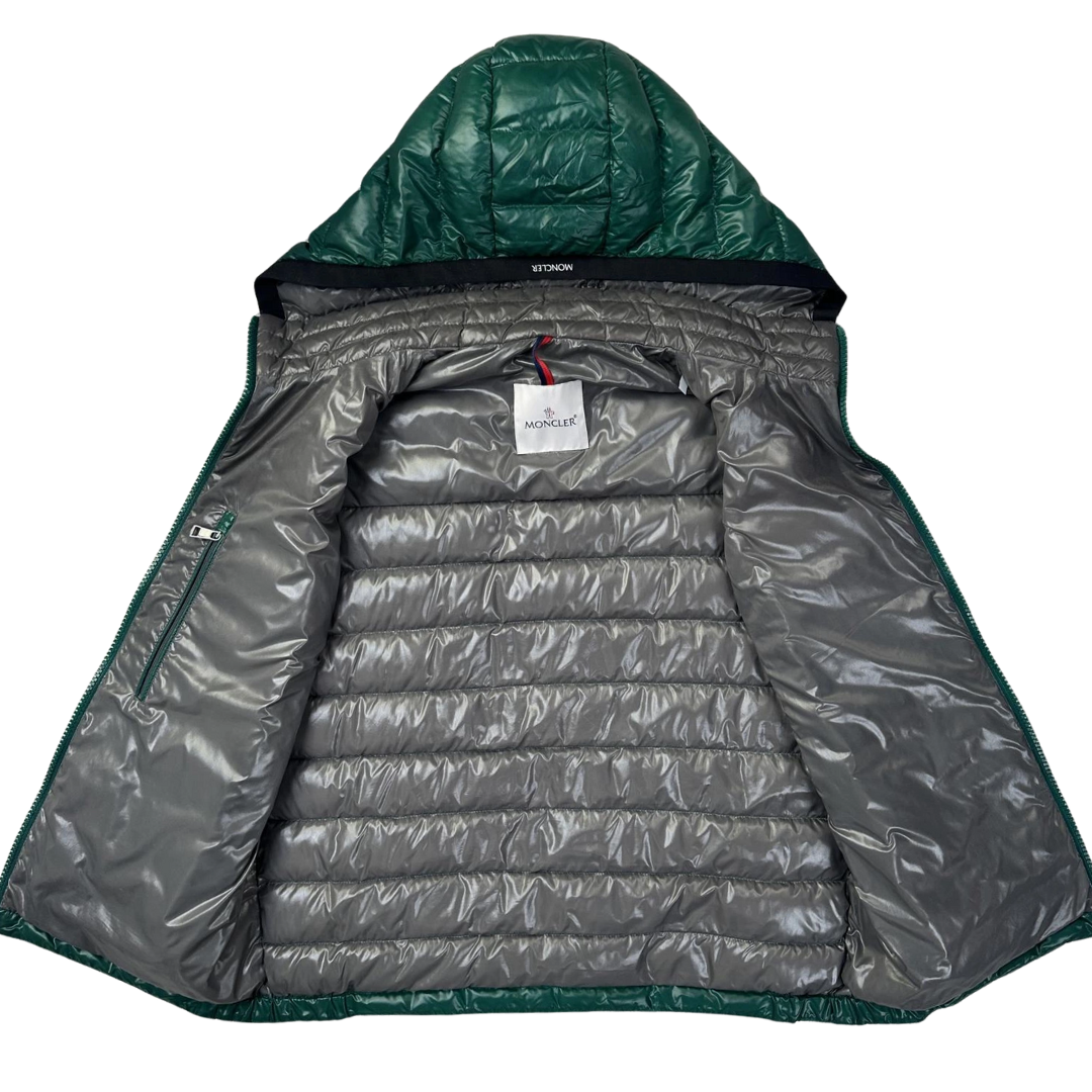 Moncler Ragot Down Gilet Vest (Dark Green)