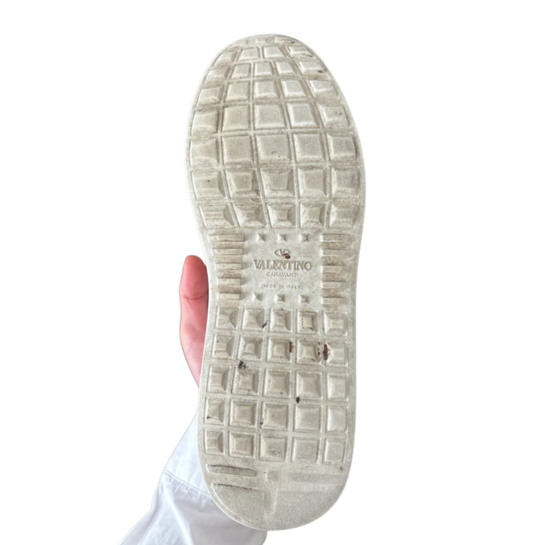 Valentino Garavani Open Sneakers (White Pink) (Womens)