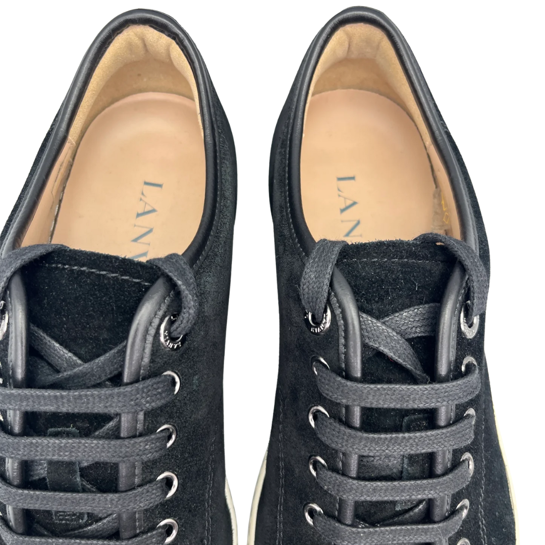 Lanvin Cap Toe Sneakers (Black)