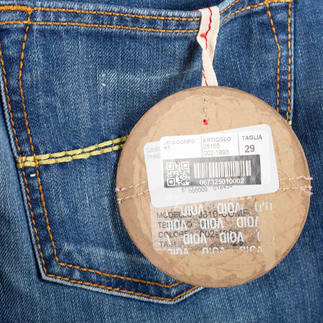 Jacob Cohën 610 Straight Fit Jeans (Blue) (New)