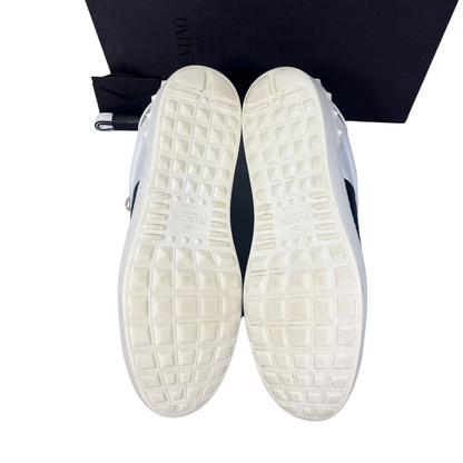 Valentino Garavani Open Sneakers (White Navy)