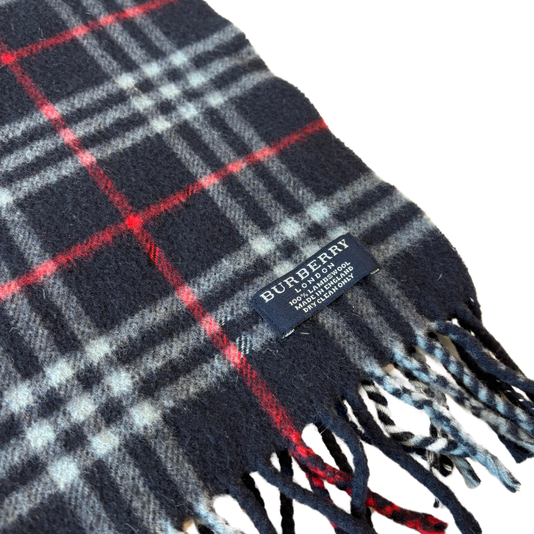 Burberry Vintage Scarf (Navy)