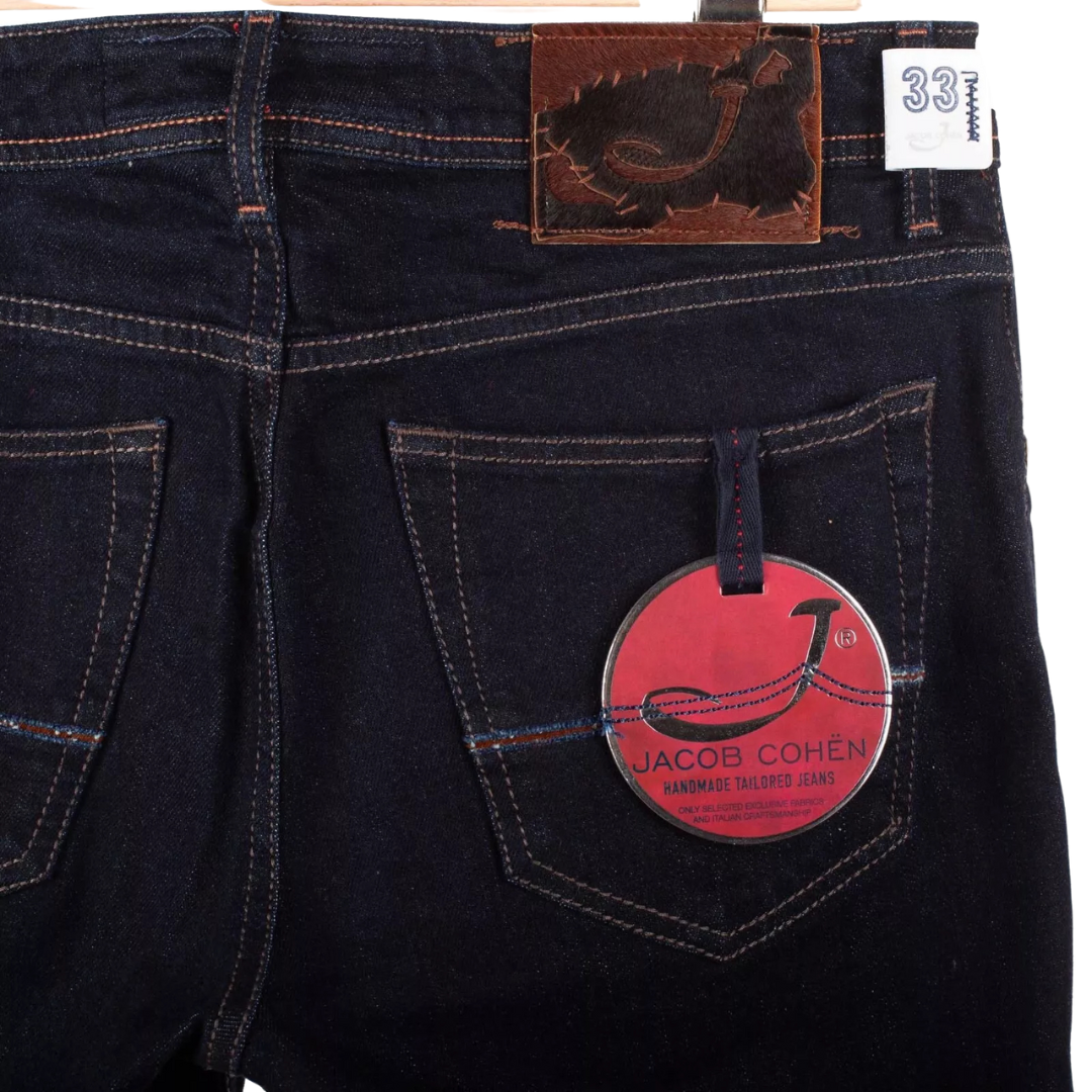 Jacob Cohën 622 Slim Fit Jeans (Navy) (New)