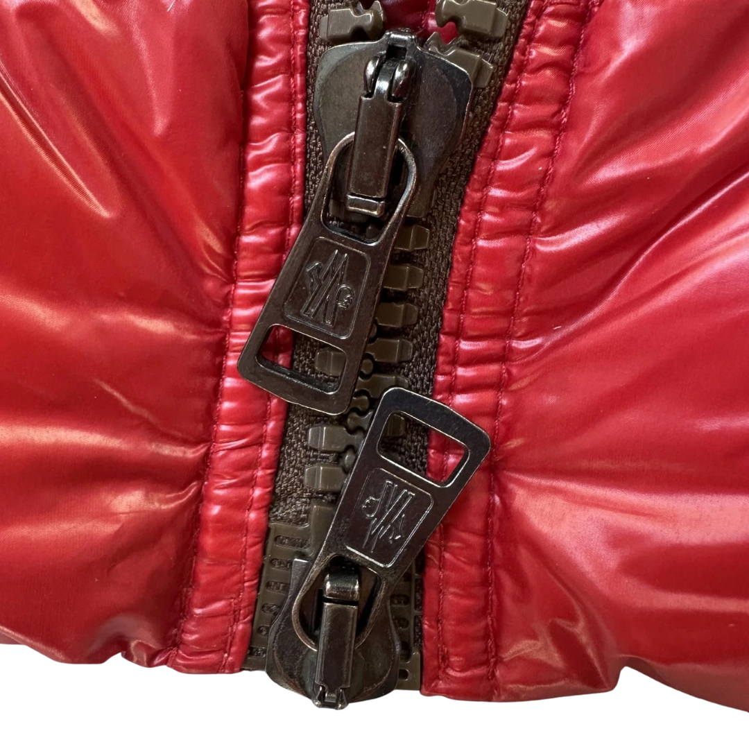 Moncler Bartholome Gilet Down Vest (Burgundy)