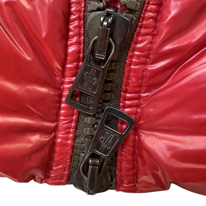 Moncler Bartholome Gilet Down Vest (Burgundy)