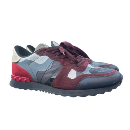 Valentino Garavani Rockrunner Sneakers (Black Red)