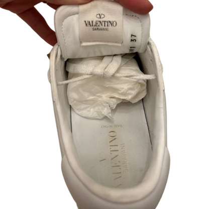 Valentino Garavani Open Rockstud Sneakers (White) (Womens)