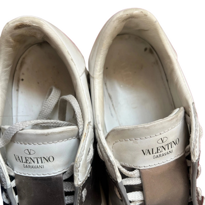 Valentino Garavani Open Sneakers (Patent Pink) (Women's)