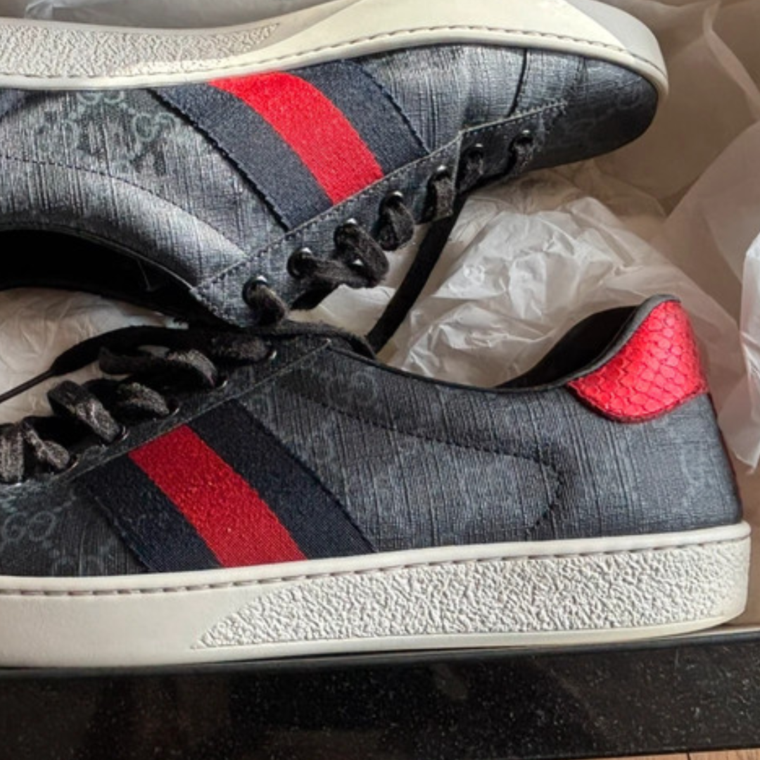 Gucci Ace Sneakers (Black)