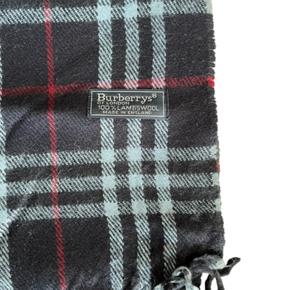 Burberry Scarf (Navy) (Vintage)