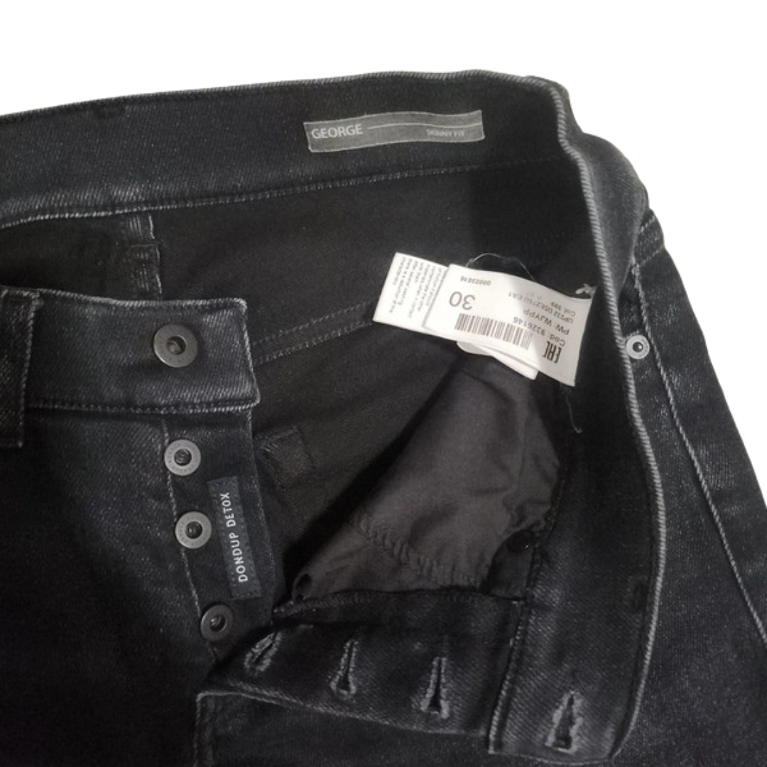 Dondup George Skinny Fit Jeans (Black)