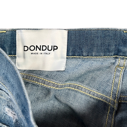 Dondup Mius Distressed Slim Fit Jeans (Blue)