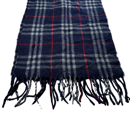 Burberry Scarf (Navy) (Vintage)