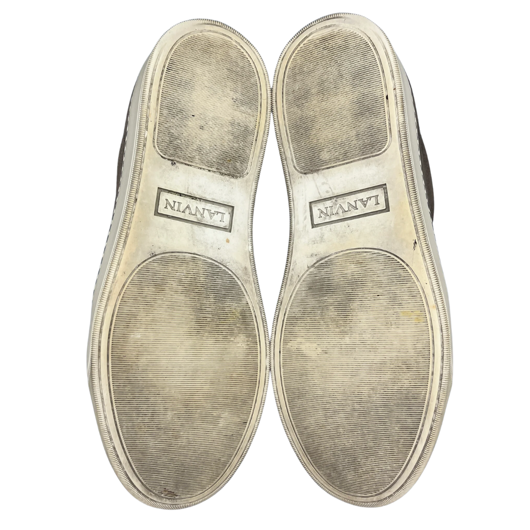 Lanvin Cap Toe Sneakers (Brown)