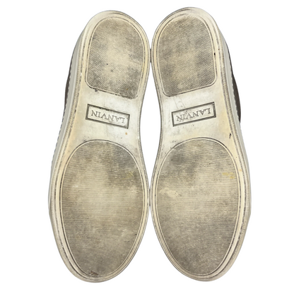 Lanvin Cap Toe Sneakers (Brown)