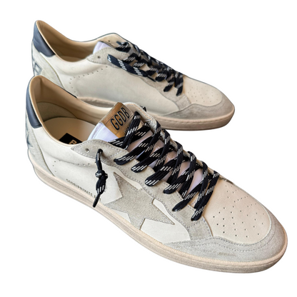 Golden Goose Ballstar Sneakers (White Grey) (New)