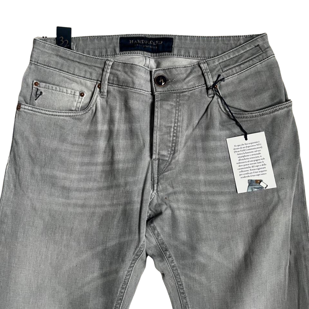 Handpicked Orvieto Slim Fit Jeans (Grey) (New)