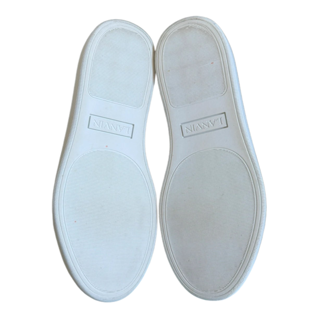 Lanvin Cap Toe Sneakers (Navy)