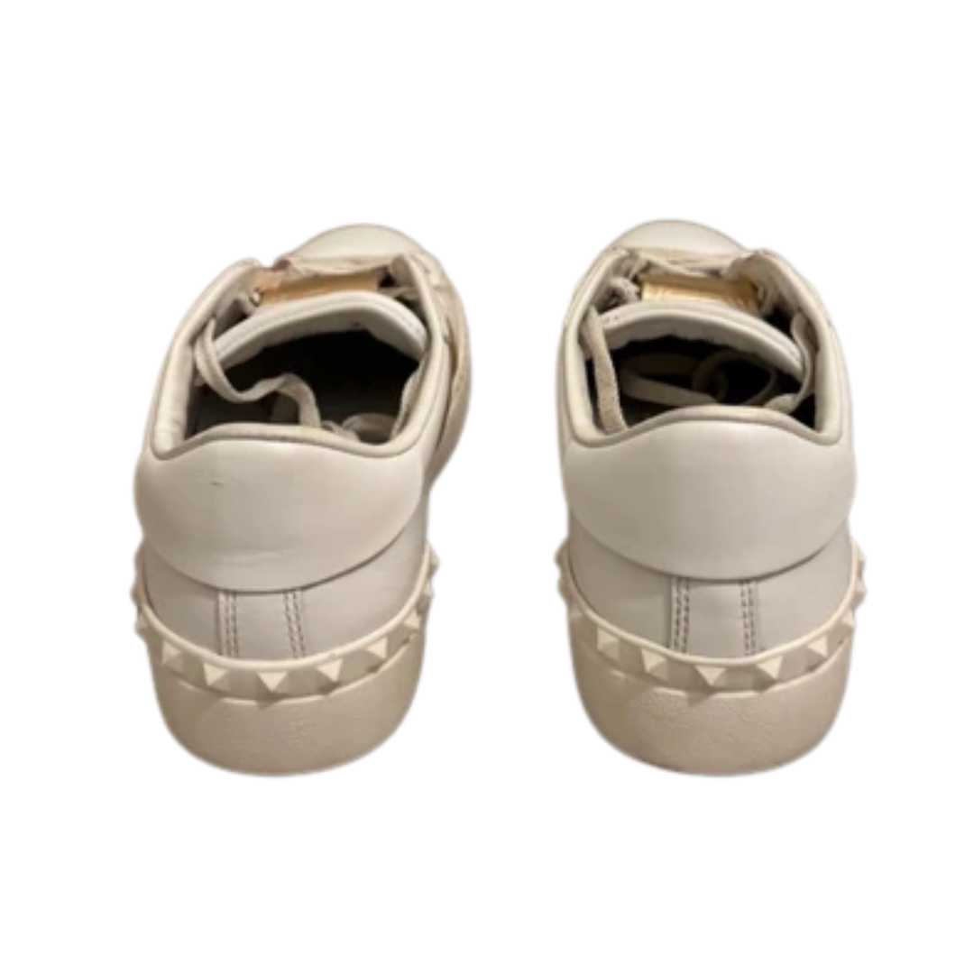 Valentino Garavani Open Sneakers (White Gold) (Womens)