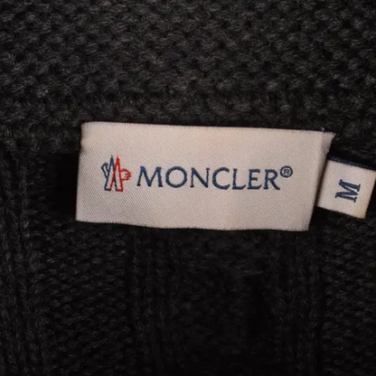 Moncler Maglione Tricot Cardigan Jacket (Burgundy Gray)