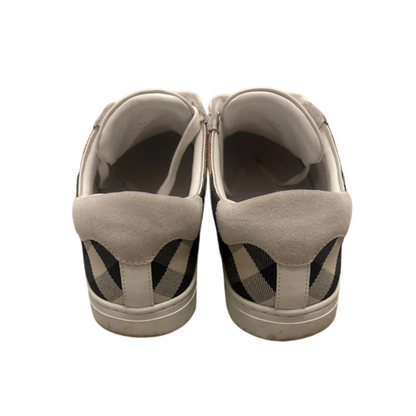 Burberry Checkered Low Sneakers (White)